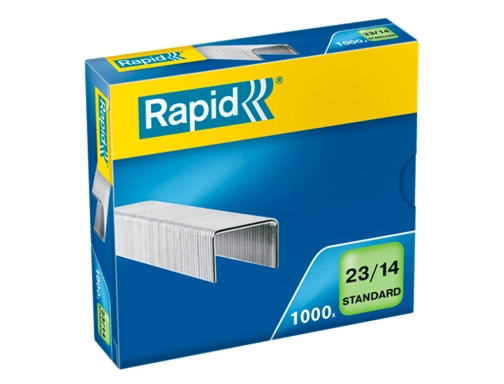 Grapas Rapid 23 14 mm galvanizada caja de 1000 unidades 24869500, imagen 3 mini