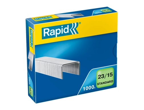 Grapas Rapid 23 15 mm galvanizada caja de 1000 unidades 24869600, imagen 3 mini