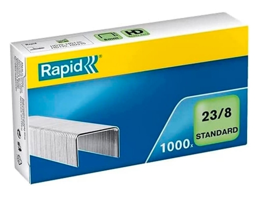 Grapas Rapid 23 8 mm galvanizada caja de 1000 unidades 24869200, imagen 2 mini