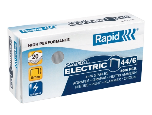 Grapas Rapid n 44 6 galvanizada caja de 5000 unidades 24868100, imagen 2 mini