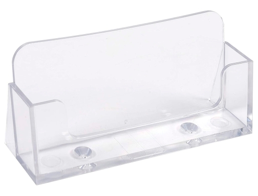 Portatarjetas de visita Exacompta metacrilato cristal 34x102x47 mm 71058D, imagen 2 mini