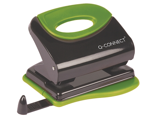 Taladrador Q-connect KF00996 de metal con empuadura de caucho capacidad 30 hojas, imagen 2 mini