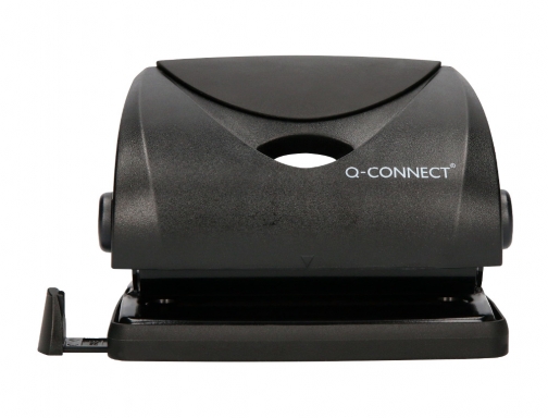 Taladrador Q-connect KF01234 negro abertura 2 mm capacidad 20 hojas, imagen 2 mini