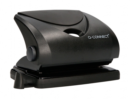 Taladrador Q-connect KF01234 negro abertura 2 mm capacidad 20 hojas, imagen 3 mini