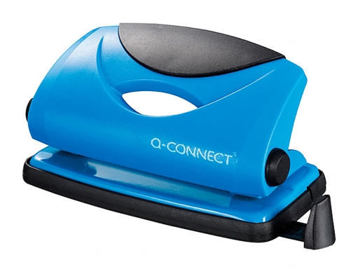 Taladrador Q-connect KF02153 azul abertura 1 mm capacidad 10 hojas, imagen 2 mini