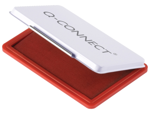 Tampon Q-connect n2 110x70 mm rojo KF25212, imagen 2 mini