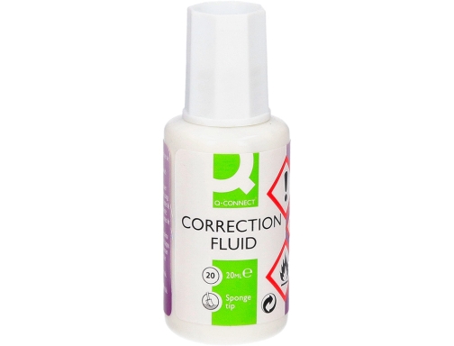 Corrector Q-connect aplicador espuma bote 20 ml KF11315, imagen 2 mini