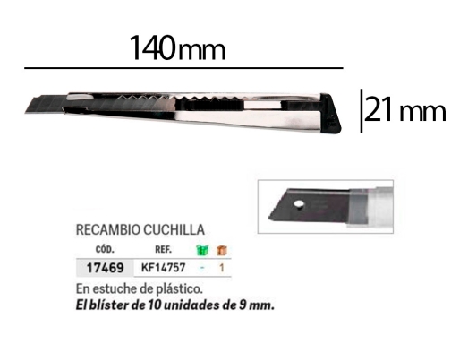 Cuter Qconnect de metal estrecho con funda cuchilla 9 mm xd46 con KF10940, imagen 3 mini