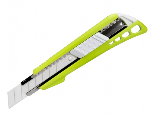 Cuter Qconnect plastico ancho con guia de metal cuchilla ceramica 18 mm KF17106, imagen 2 mini