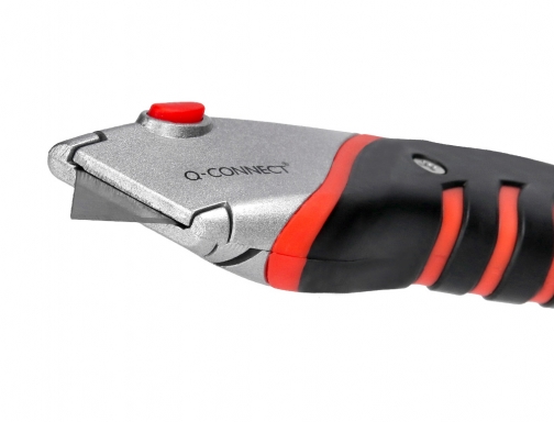 Cuter Q-connect sx1500 de metal ancho negro y rojo con mango de KF16815, imagen 3 mini