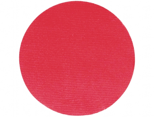 Disco de cierre Plico velcro autoadhesivo 20 mm diametro color rojo caja 13340, imagen 2 mini