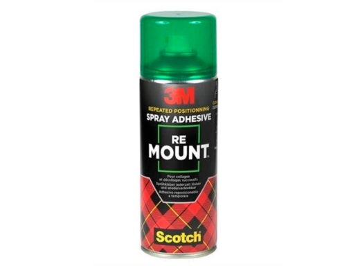 Pegamento 3m spray remount adhesivo reposicionable indefinidamente bote de 400 ml YP208060571 (R-M), imagen 2 mini