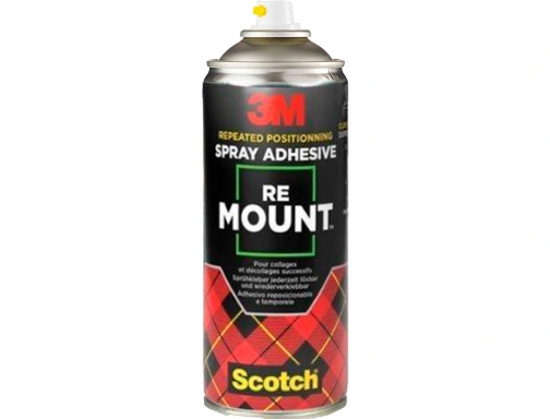 Pegamento 3m spray remount adhesivo reposicionable indefinidamente bote de 400 ml YP208060571 (R-M), imagen 4 mini