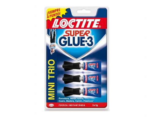 Pegamento Loctite super glue 3 1 gr blister mono dosis 2640065, imagen 2 mini