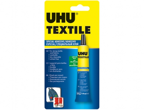 Pegamento Uhu especial textil tubo 20 gr en blister 63172, imagen 4 mini