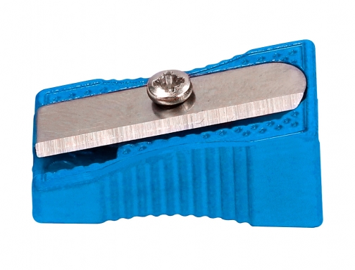 Sacapuntas Liderpapel de metal cuña 1 utilizacion color azul 163442, imagen 3 mini