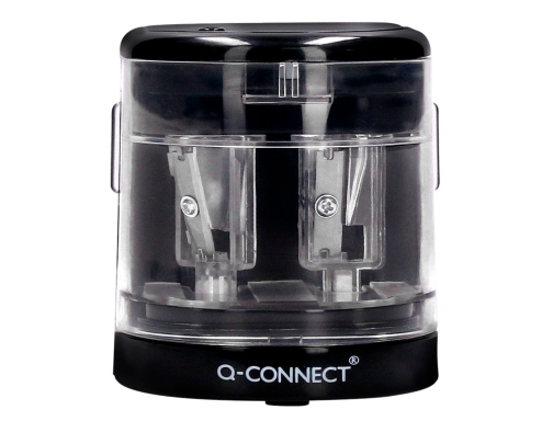 Sacapuntas Q-connect KF14568 electrico de sobremesa cable usb 4 pilas AA afila, imagen 3 mini