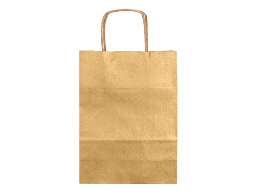 Bolsa kraft Q-connect oro asa retorcida 240x100x310 mm KF18687, imagen 2 mini