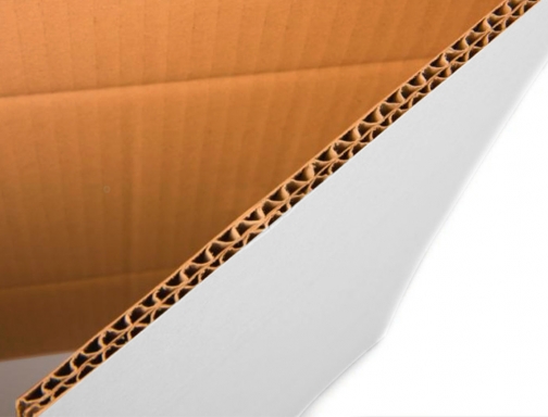 Caja para embalar Q-connect blanca con asas doble canal 450x280 mm KF14096, imagen 3 mini