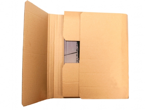 Caja para embalar Q-connect libro medidas 300x240x60 mm espesor carton 3 mm KF26142, imagen 2 mini