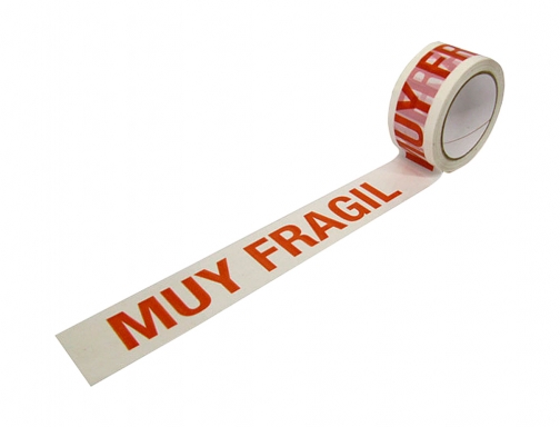 Rollo de cinta adhesiva Muy fragil, precinto para embalaje 48 mm x 66 mts, imagen 2 mini