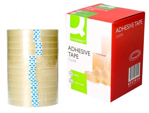 Celo, cinta adhesiva 66 mt x 12 mm Q-Connect, KF27015, imagen 2 mini