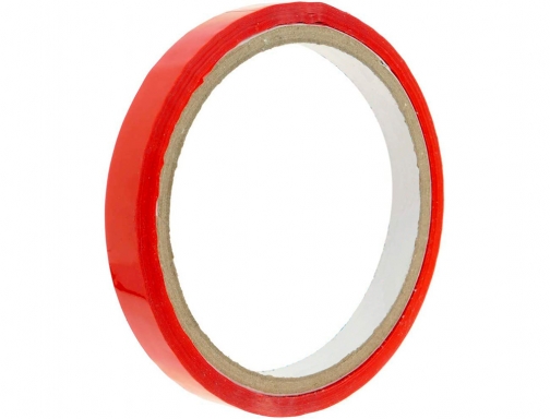 Cinta adhesiva Q-connect 66m x 9mm roja para cerrar bolsas KF10853, imagen 3 mini