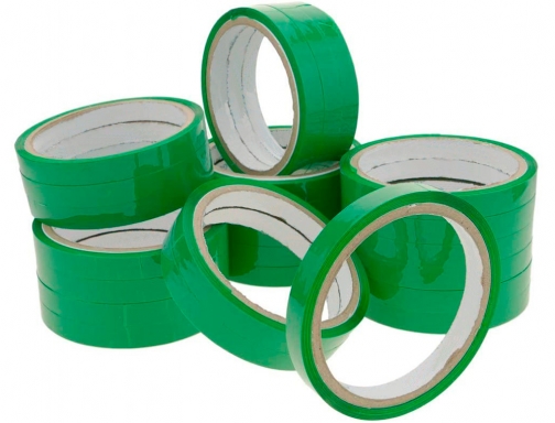 Cinta adhesiva Q-connect 66m x 9mm verde para cerrar bolsas KF10855, imagen 4 mini