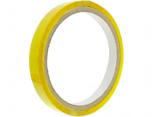Cinta adhesiva Q-connect 66m x 9mm amarilla para cerrar bolsas KF10856, imagen 3 mini