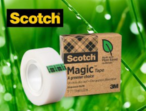 Cinta adhesiva Scotch magic invisible eco 33 mt x 19 mm pack 900-1933-9, imagen 3 mini
