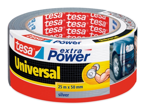 Cinta adhesiva Tesa americana 25 mt x 50 mm extra power color 56388-00000-12, imagen 2 mini