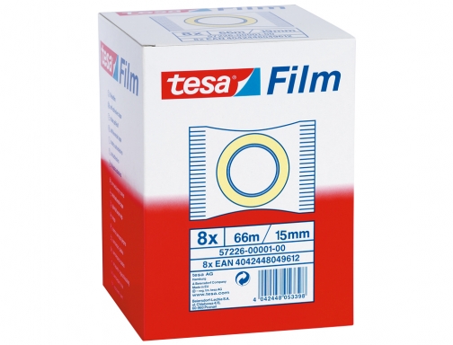 Cinta adhesiva Tesa standard 66 mt x 15 mm 57382-0001-02, imagen 2 mini