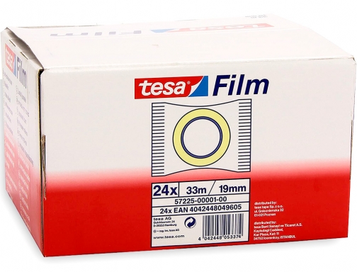Celo, cinta adhesiva Tesa standard 33 mt x 19 mm transparente 57225, imagen 2 mini