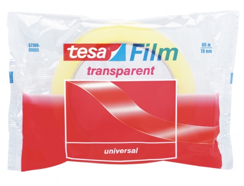 Cinta adhesiva Tesa transparente 66 mt x 19 mm 57369-00005-00, imagen 2 mini