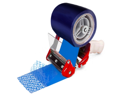 Cinta seguridad Qconnect precinto postal azul 35 mt x 33 mm KF17111, imagen 5 mini