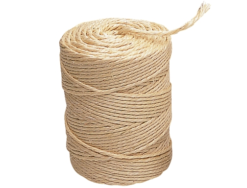 Cuerda sisal 3 cabos Liderpapel rollo 1 kg 59431, imagen 2 mini