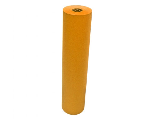 Papel kraft verjurado Liderpapel naranja ancho 1 mt longitud 150 mt gramaje 68202, imagen 2 mini