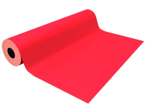 Papel de regalo Basika metalizado rojo bobina ancho 62 cm longitud 80 01101100, imagen 2 mini