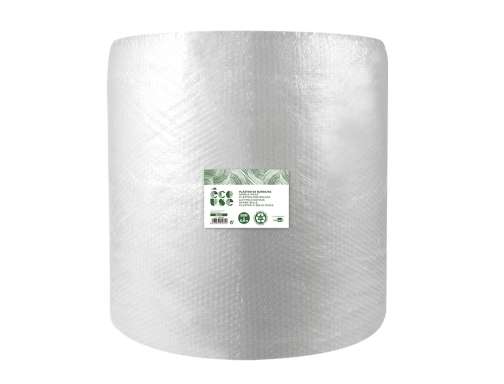 Plastico burbuja Liderpapel ecouse 1x50m 30% de plastico reciclado 166168, imagen 2 mini