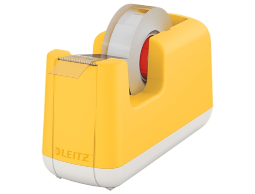 Portarrollo sobremesa Leitz cosy plastico para cintas 33 mt color amarillo 53670019, imagen 2 mini