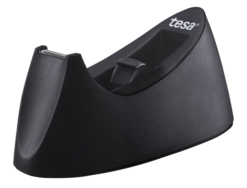 Portarrollo sobremesa Tesa plastico easy cut curve negro para cinta de 33 53917-00000-00, imagen 4 mini