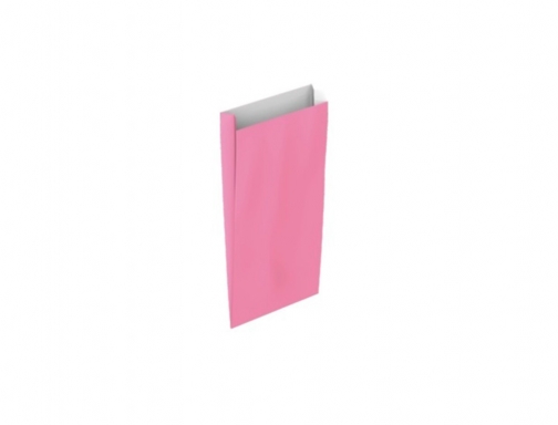 Sobre papel Basika celulosa rosa con fuelle xxs 100x200x30 mm paquete de 02031004, imagen 2 mini
