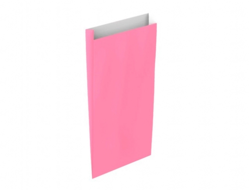 Sobre papel Basika celulosa rosa con fuelle m 200x350x60 mm paquete de 02034004, imagen 2 mini