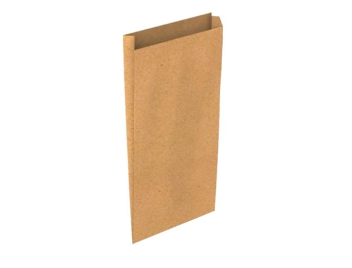 Sobre papel Basika kraft natural liso con fuelle s 150x300x60 mm paquete 02018001, imagen 2 mini