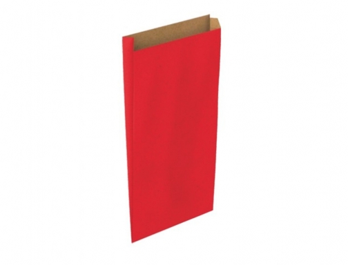 Sobre papel Basika kraft rojo con fuelle s 150x300x60 mm paquete de 02018002, imagen 2 mini