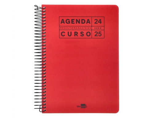 Agenda escolar Liderpapel ao 24 - 25 curso basic rojo da pgina 169771, imagen 3 mini