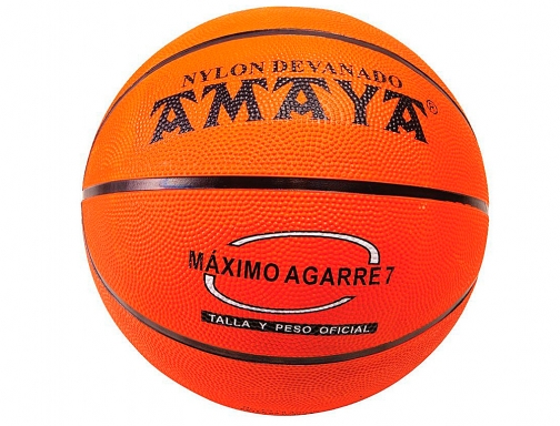 Balon Amaya de basket caucho naranja n 6 700212, imagen 2 mini