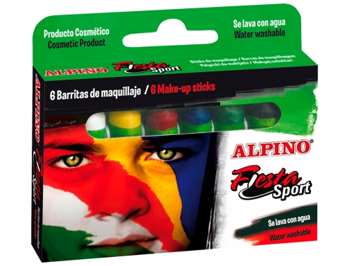 Barra maquillaje Alpino set de maquillaje sport 6 colores colores DL000011 , surtidos, imagen 2 mini