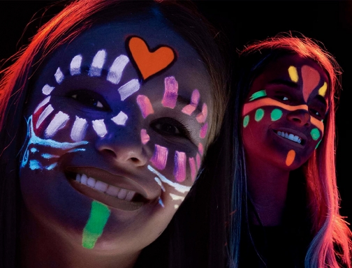 Barra de maquillaje Carioca mask up neon metallic expositor 12 blister de 52014 , surtidos, imagen 5 mini