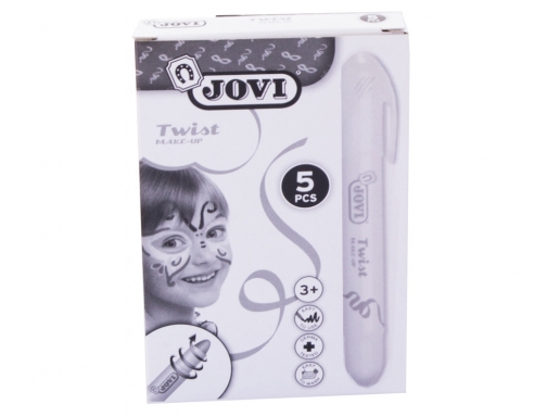 Barra de maquillaje Jovi twist make-up blanca caja de 5 unidades 19101 , blanco, imagen 2 mini